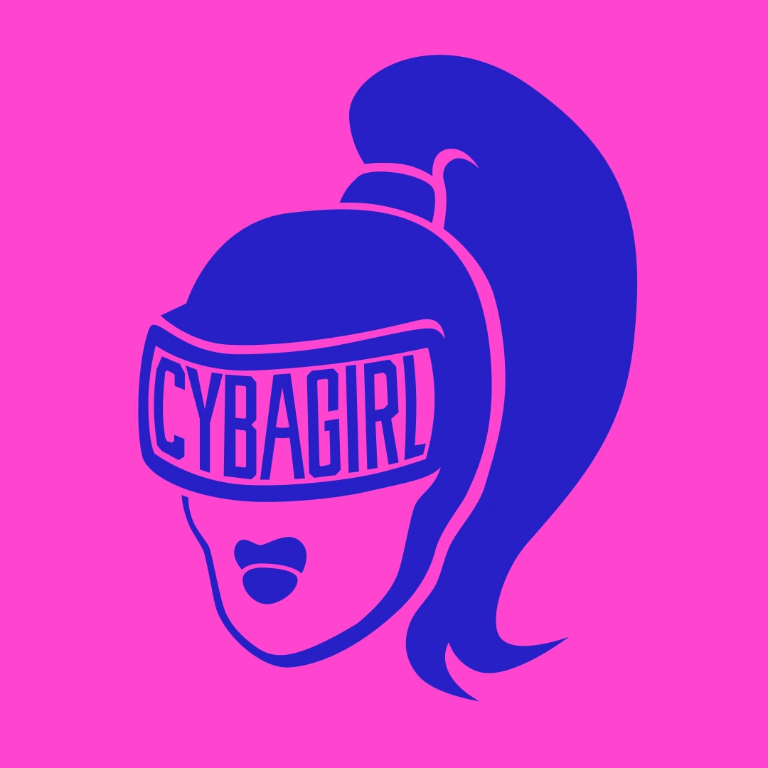 Cybagirl logo example