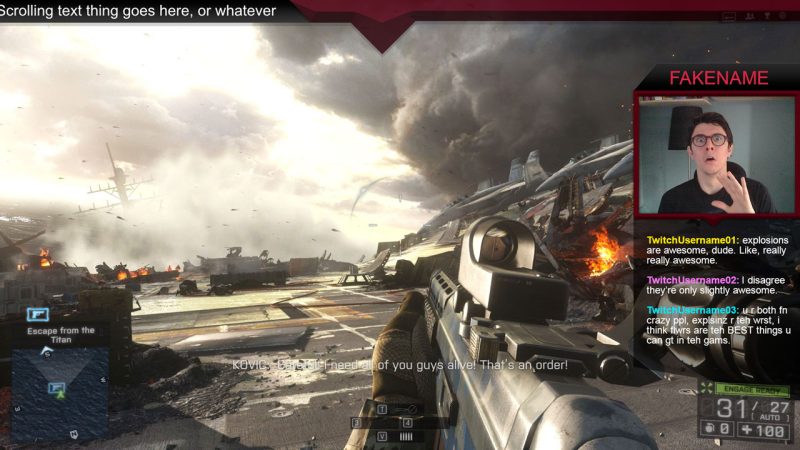 Sharp – Free Battlefield Twitch Overlay