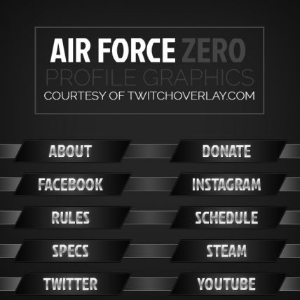 Air Force Zero – Steel Profile Graphics