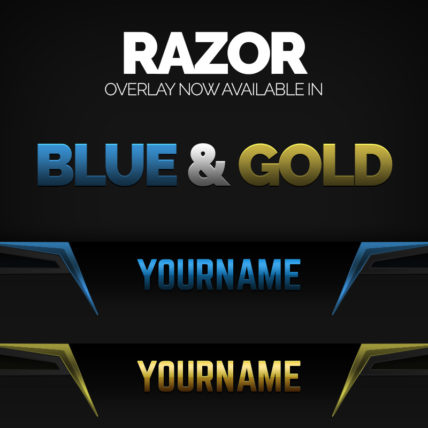 Razor Blue & Gold Now Available