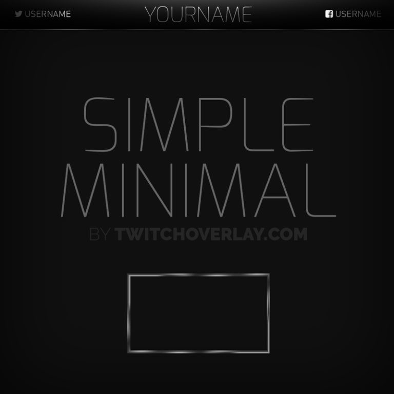 minimal overlay
