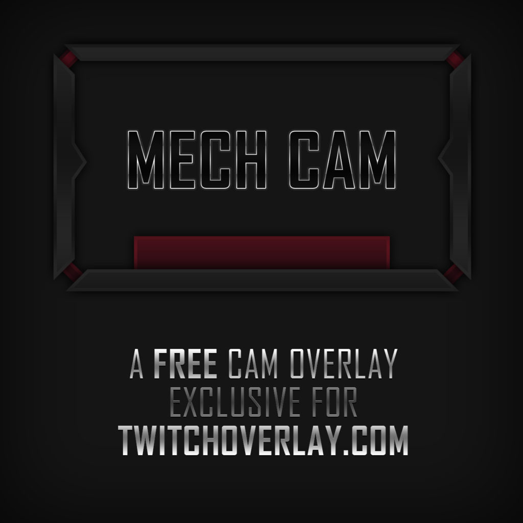 Robotic Cam Overlay - Twitch Overlay