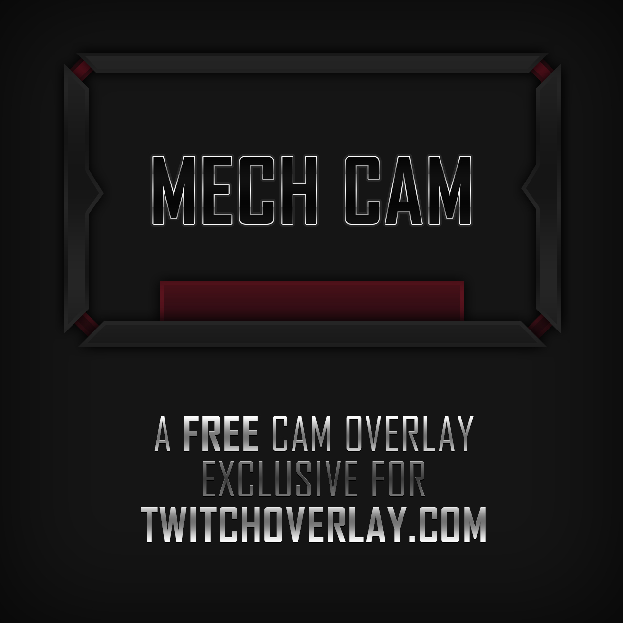 Robotic Cam Overlay | Twitch Overlay