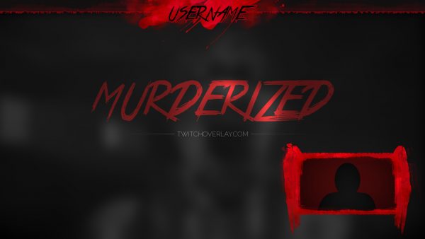 Murderized – Free Horror Stream Overlay