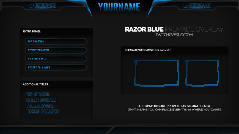 free stream graphics | Twitch Overlay
