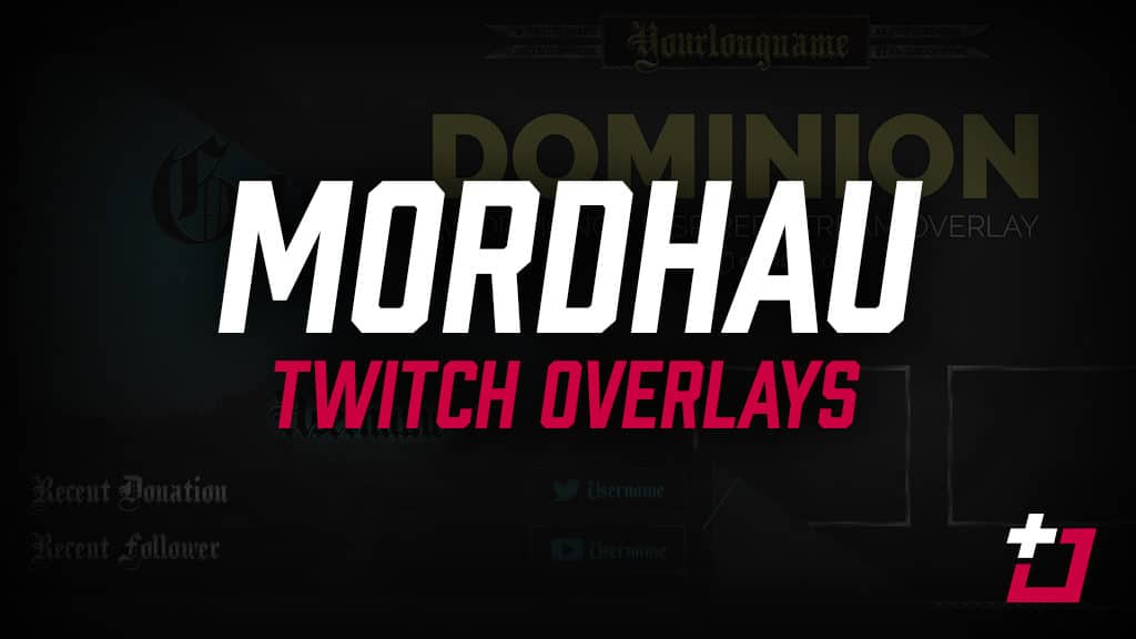 Free Mordhau Twitch Overlay - Twitch Overlay