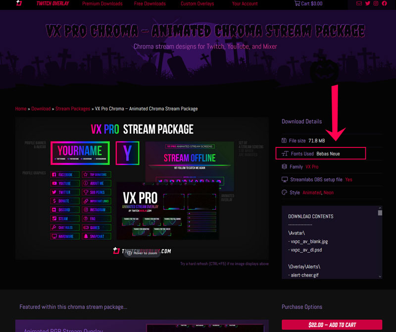 how to edit vx pro twitch banner