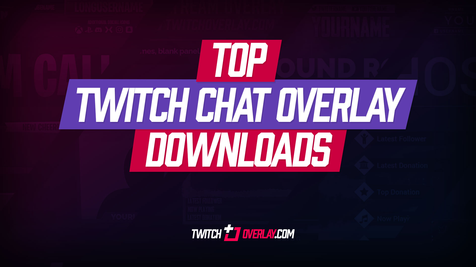 Just Chatting Overlay for Twitch Professionals - Start Now!