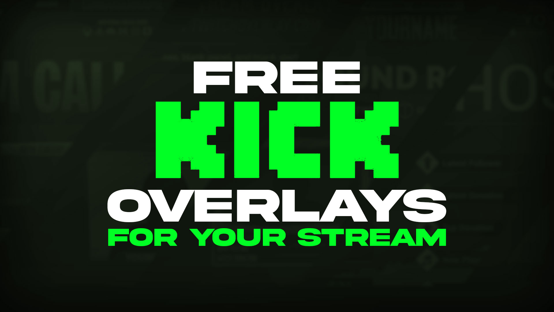 free kick overlay | Twitch Overlay