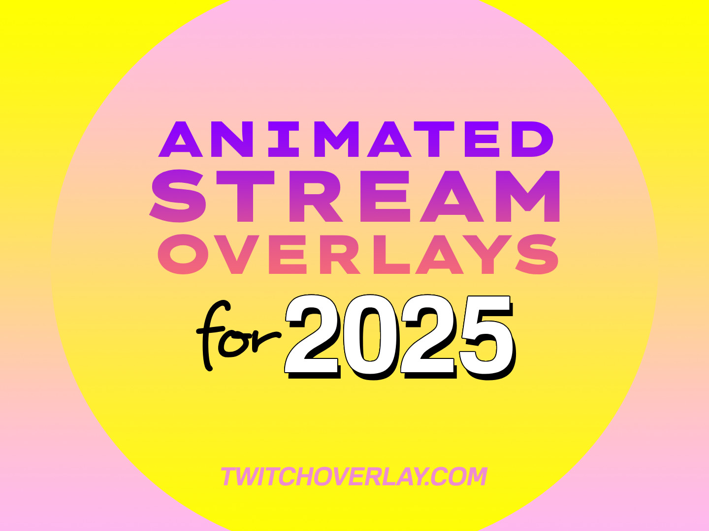 Animated stream overlays can help you stand out in 2025