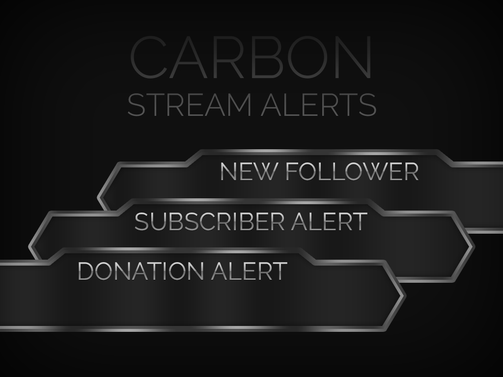 carbon stream alerts - Twitch Overlay