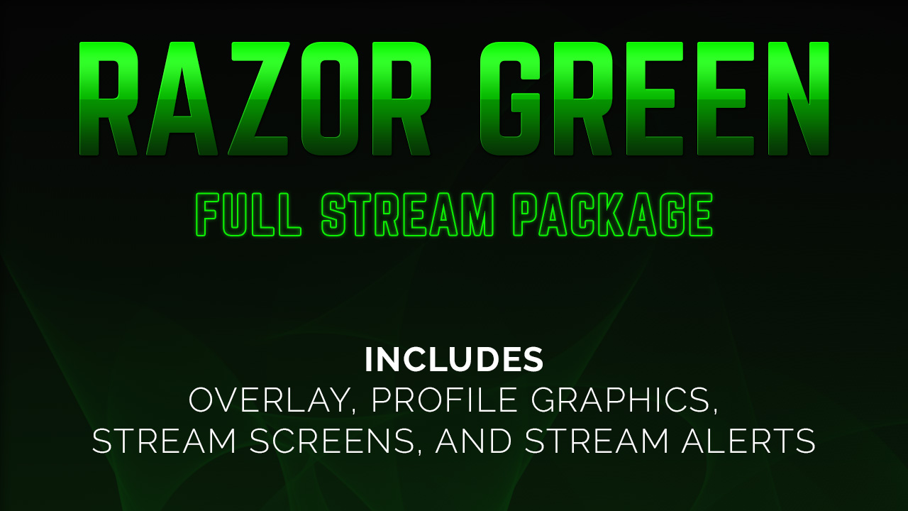 Razor Green Stream Package now available
