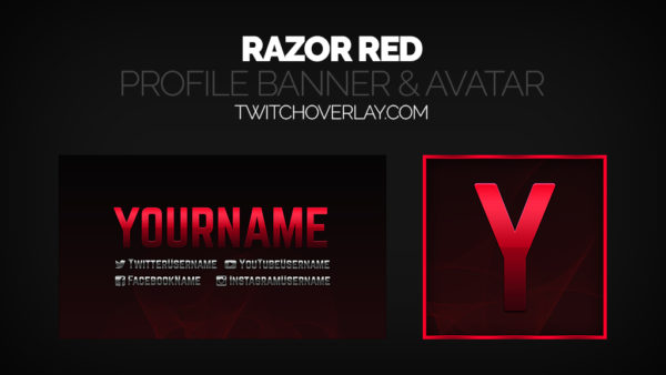 metallic twitch banner avatar | Twitch Overlay