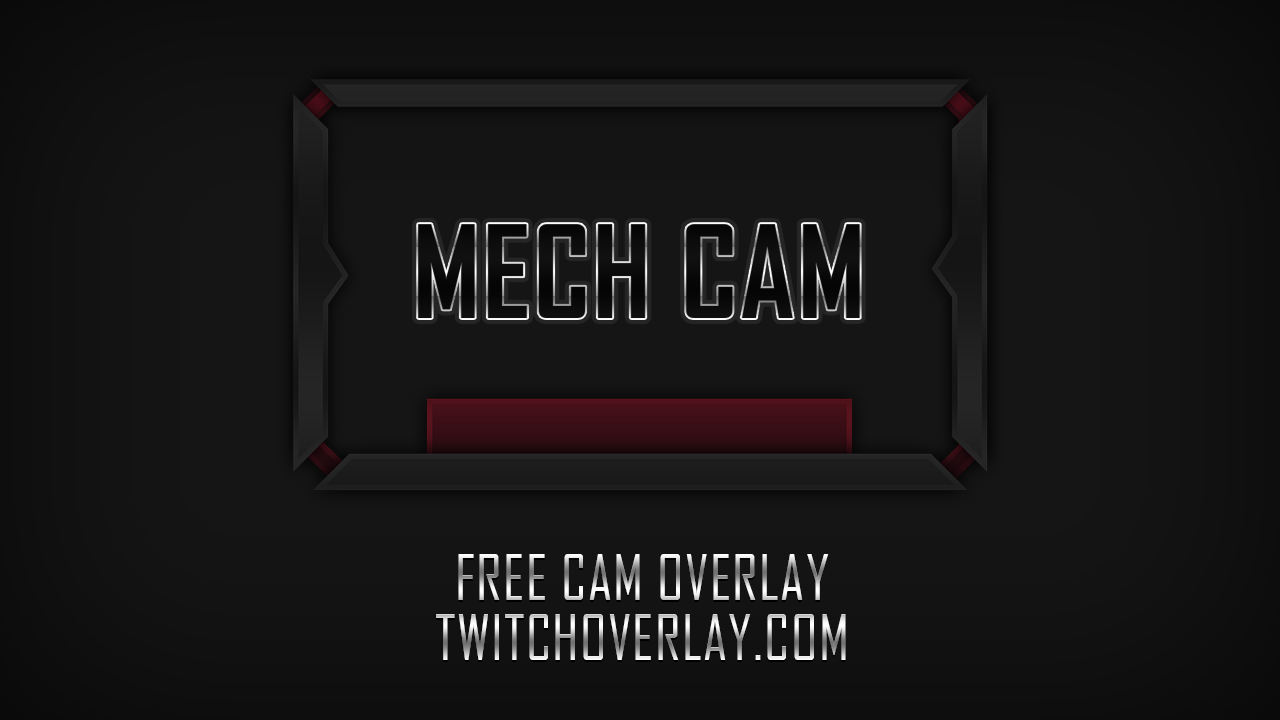 Robot — Stream Header, Label and Webcam Overlay Pack for OBS