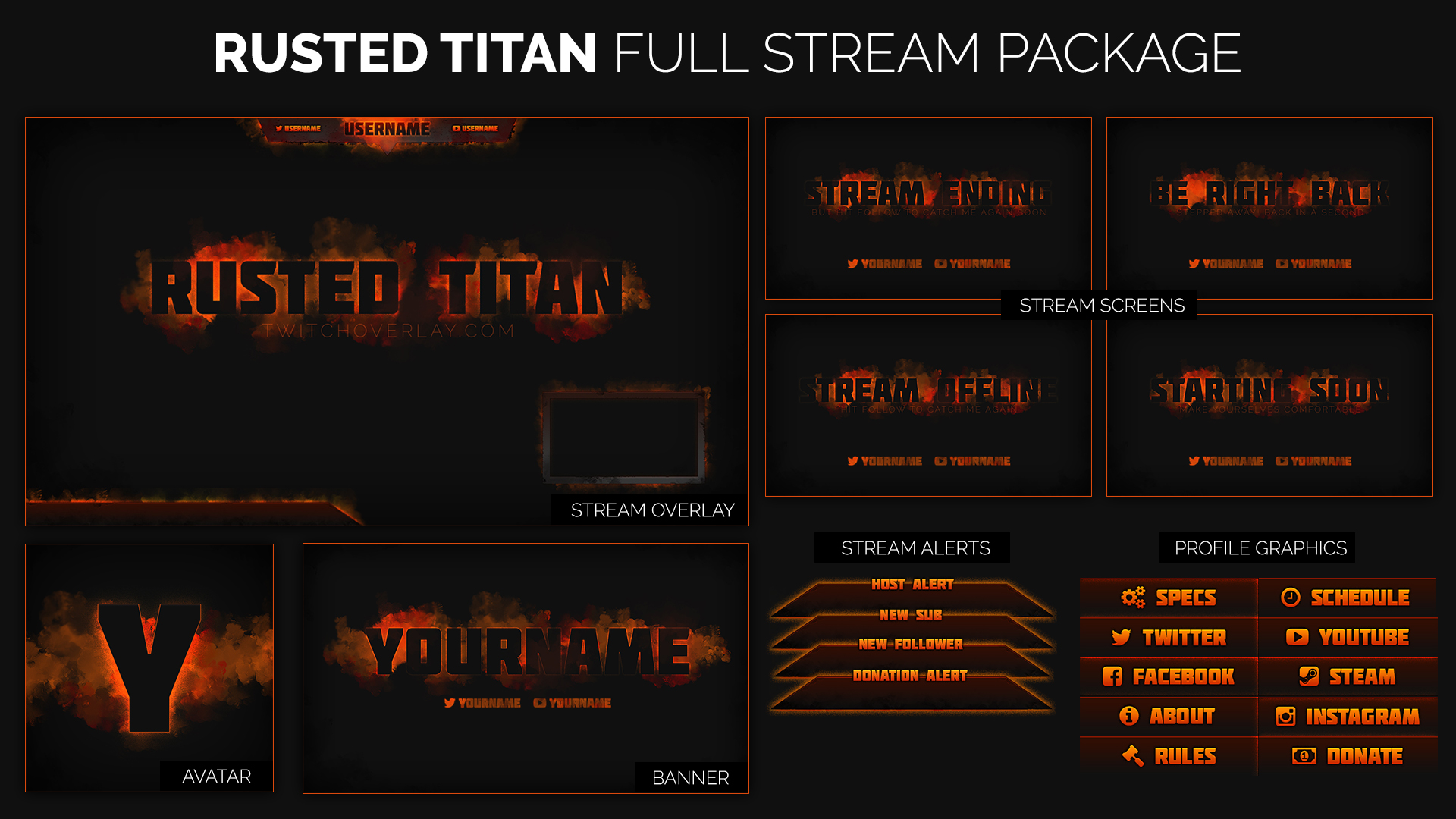 Rusted Titan Full Stream Package added