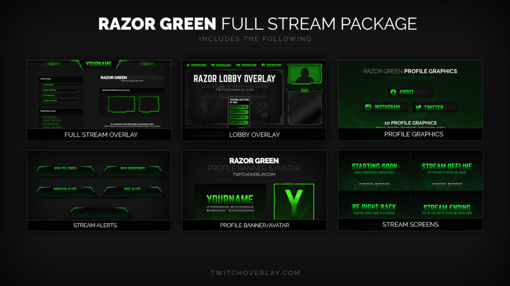 Razor Green – Green Stream Package