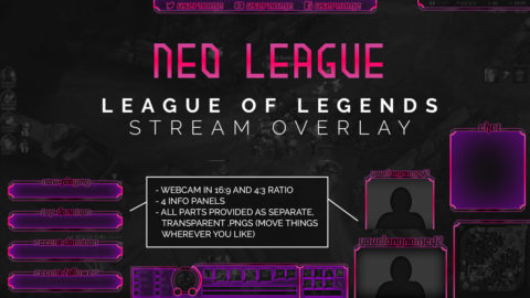 League Of Legends Stream Overlays Designs Twitch Overlay