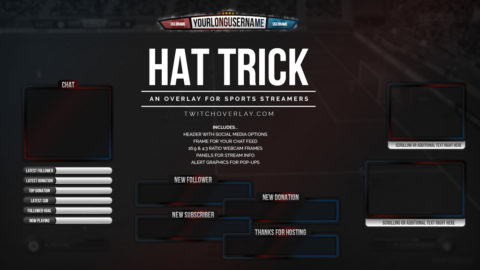 Hat Trick Sports Stream Overlay