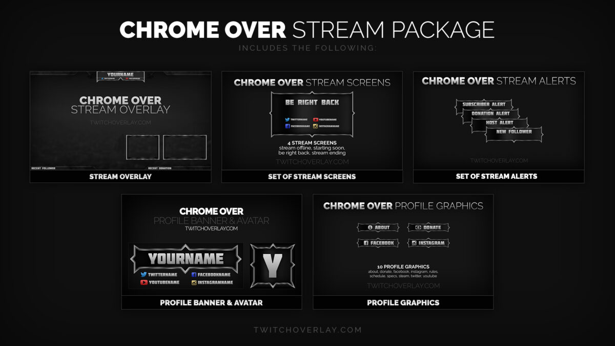 chrome stream package | Twitch Overlay