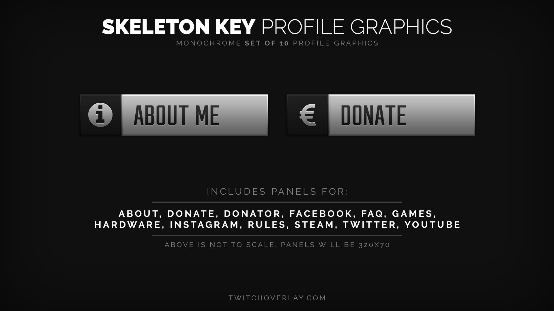 professional profile graphics - Twitch Overlay