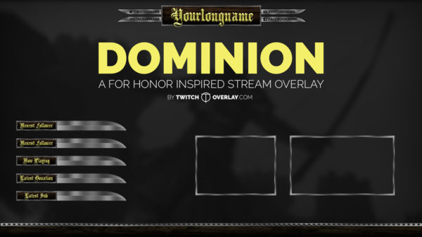 For Honor Stream Overlay