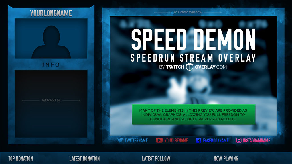 speed demon - Twitch Overlay