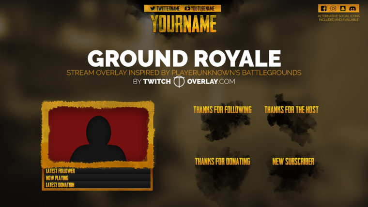 Ground Royale stream overlay added to Free Downloads