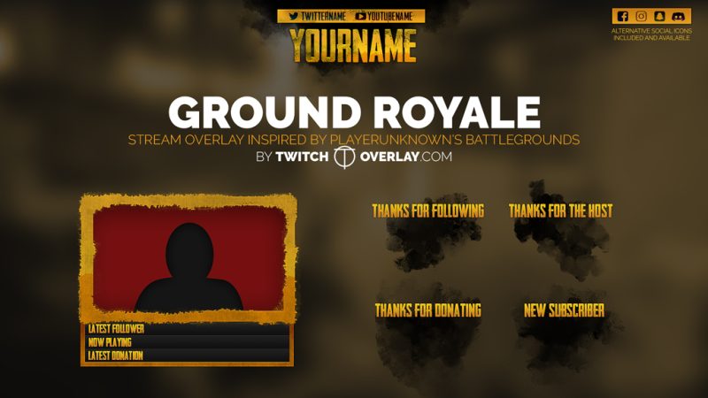Ground Royale – Free PUBG Overlay