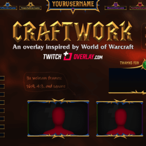 Craftwork – World of Warcraft Stream Overlay