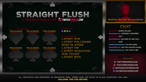 Poker Twitch Overlay