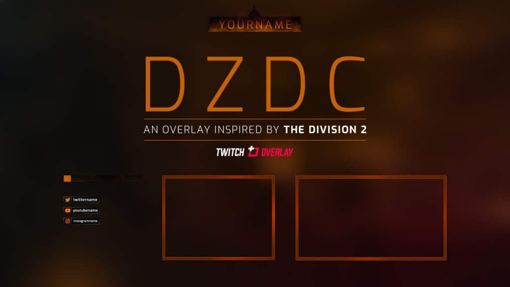 Free The Division 2 Twitch Overlay - Twitch Overlay