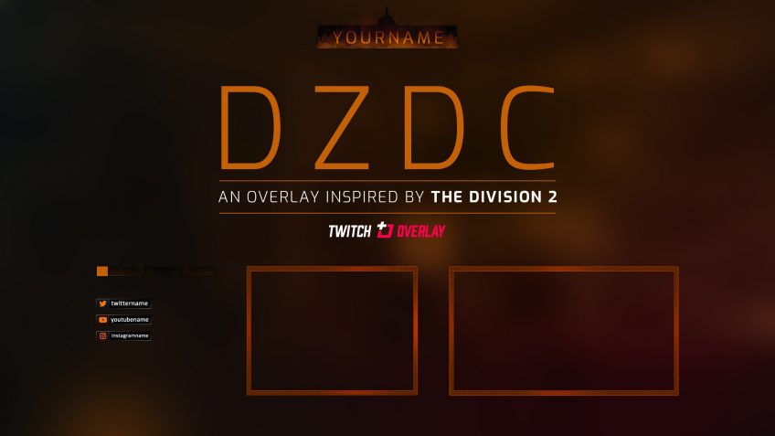 Free The Division 2 Twitch Overlay