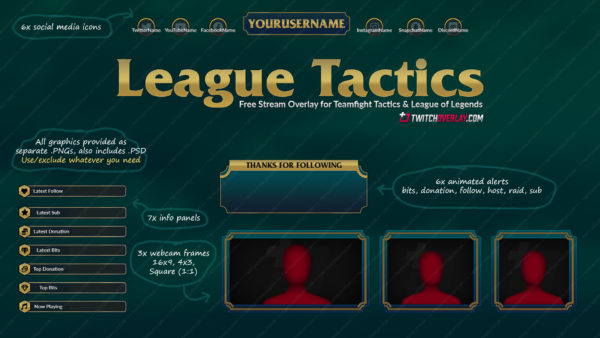 league of legends twitch overlay - Twitch Overlay