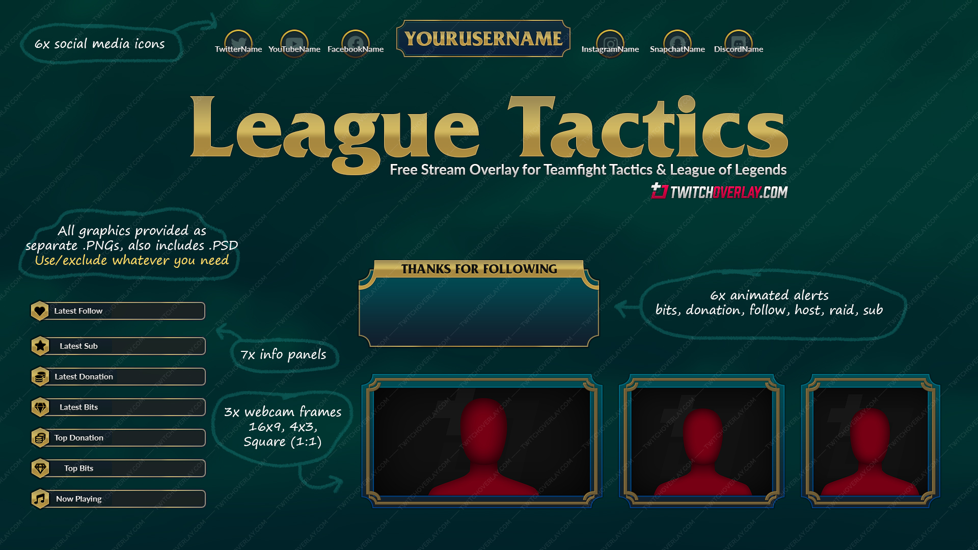 league of legends twitch overlay | Twitch Overlay