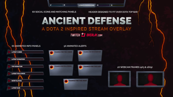 Added Ancient Defense Dota 2 Stream Overlay