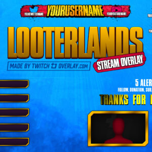 Looterlands – Borderlands 3 Twitch Overlay