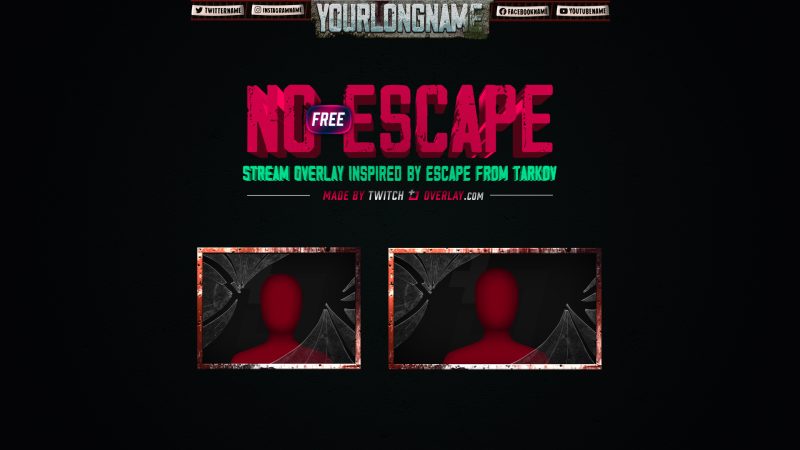 No Escape – Free Escape from Tarkov Twitch Overlay