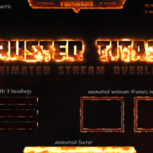 Rusted Titan – Fire Twitch Overlay