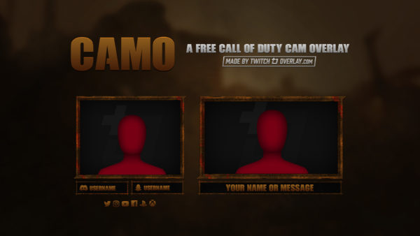 Camo – Free Call of Duty Twitch Overlay
