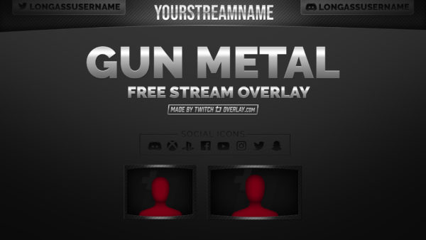 Gun Metal Stream Overlay