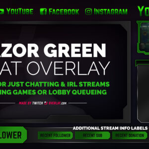Razor Green Chat Overlay