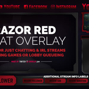 Razor Red Chat Overlay
