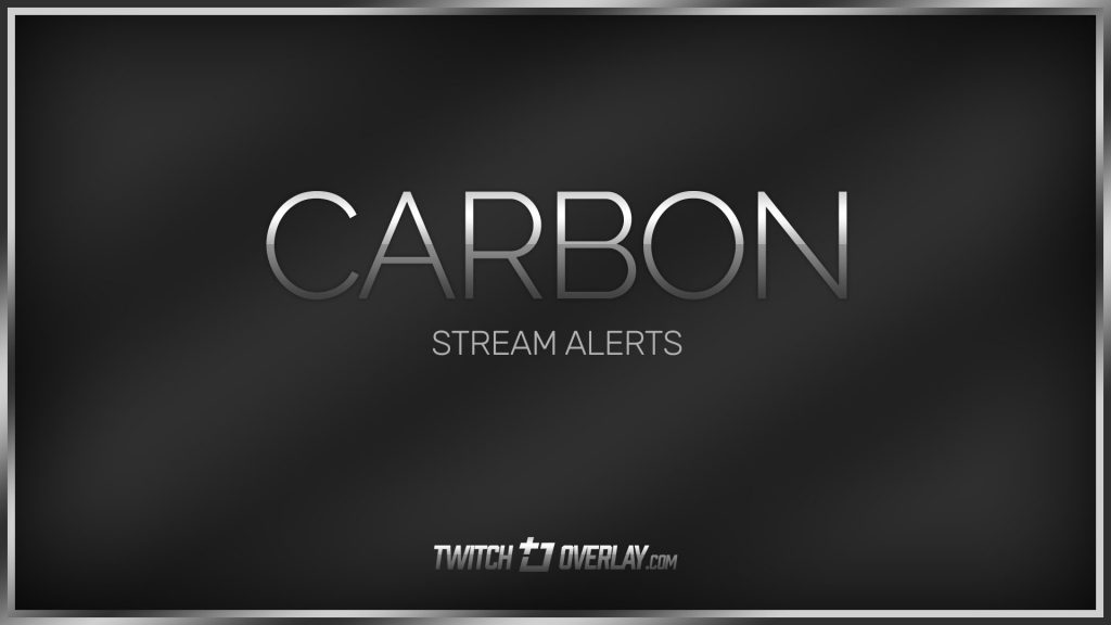 carbon stream alerts | Twitch Overlay