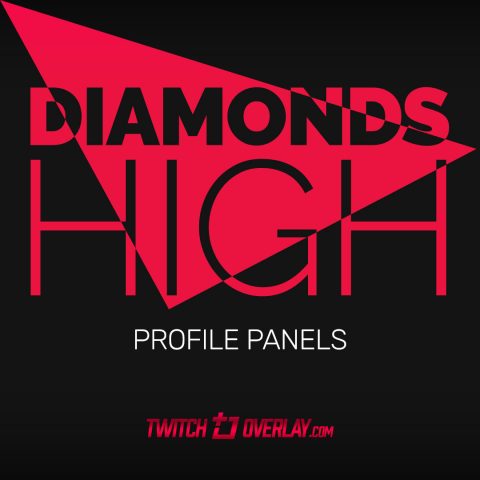 Diamonds High – Free Red Profile Graphics