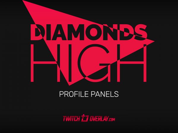 Diamonds High – Free Red Profile Graphics