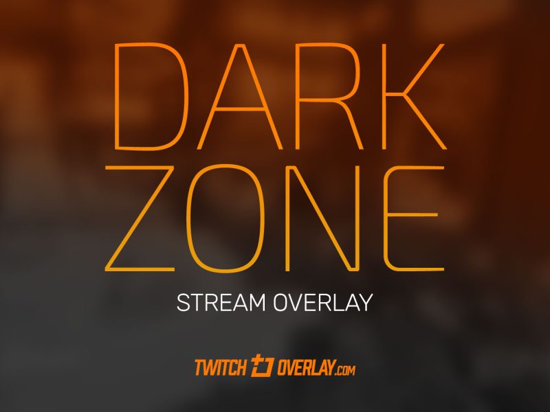 Free Orange & Grey Twitch Overlay