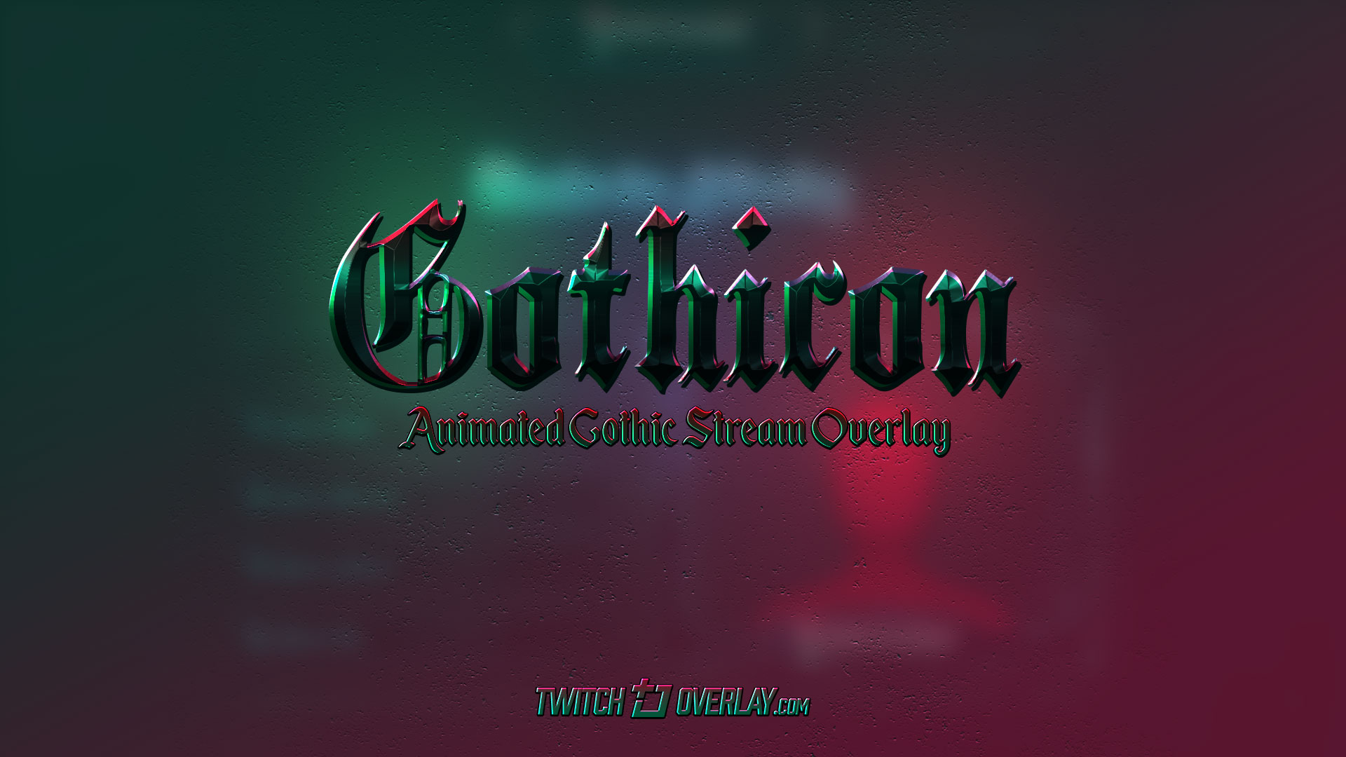 gothic stream package - Twitch Overlay