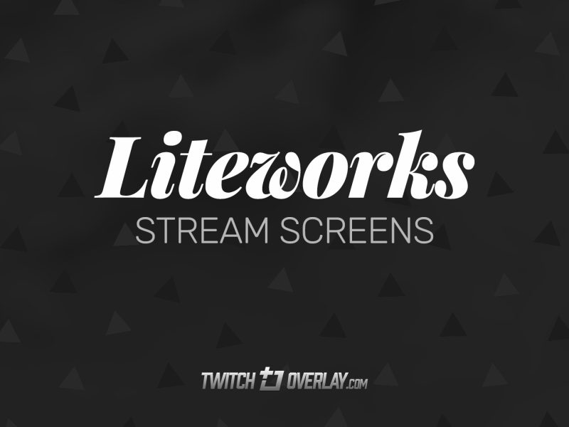 Grey Streaming Soon & BRB Screens