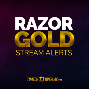 Razor Gold – Free Gold Twitch Alerts