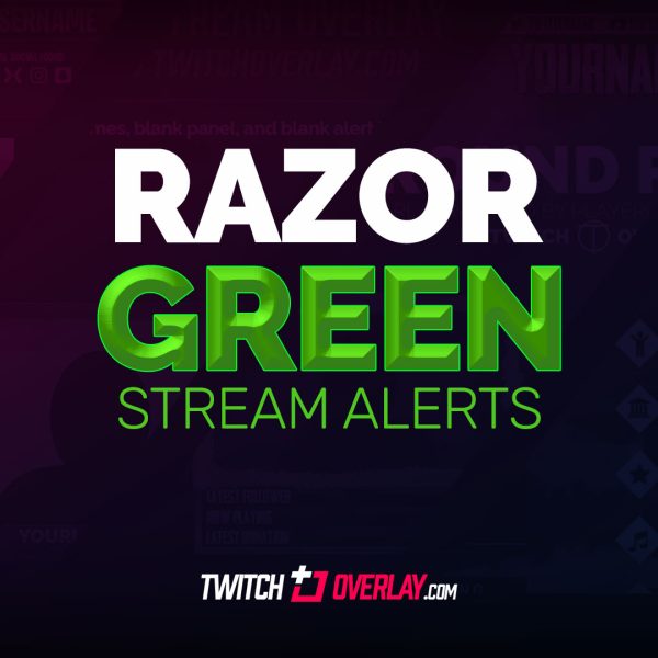 Razor Green Stream Alerts